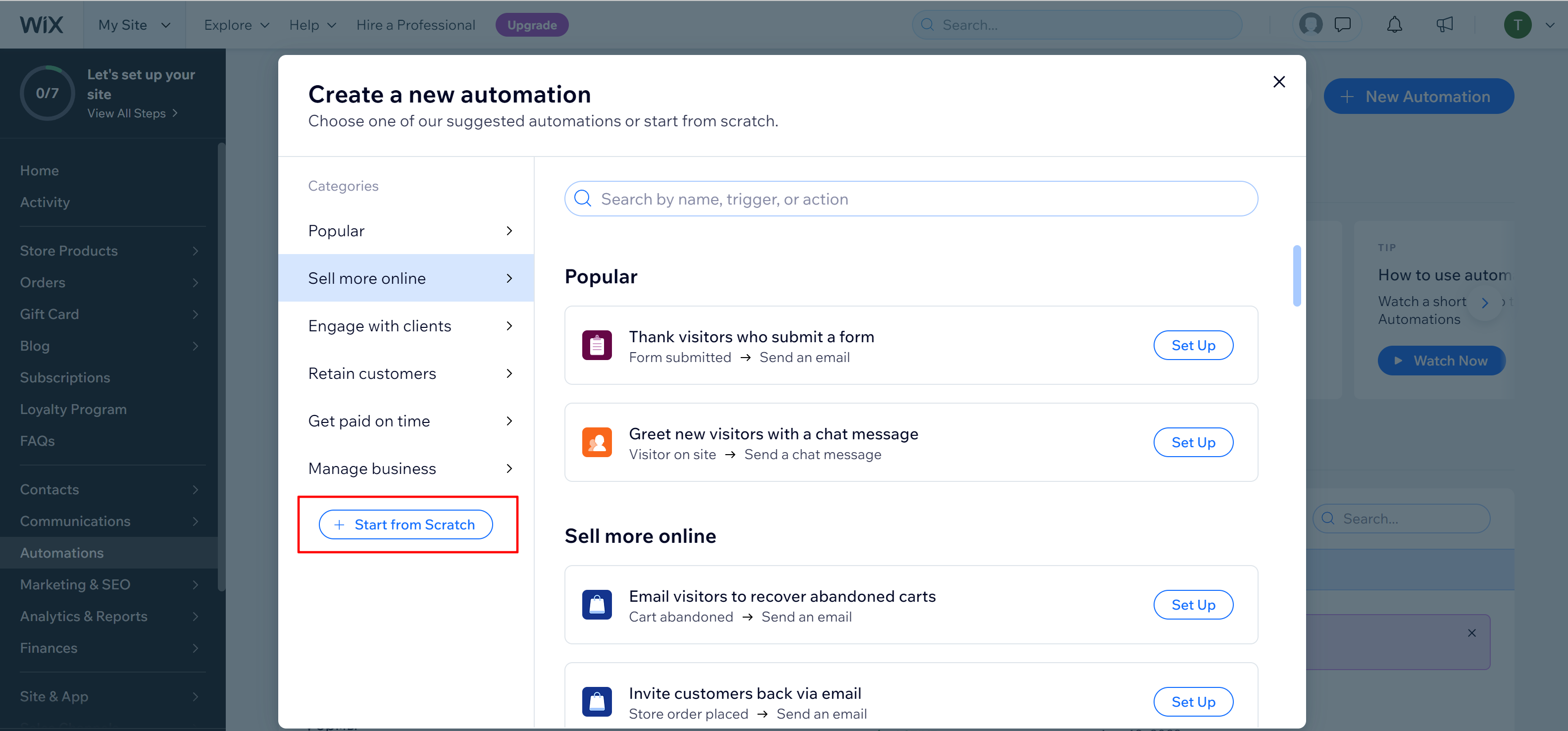 How to Connect Wix as Data Source | Creating an Auto Process