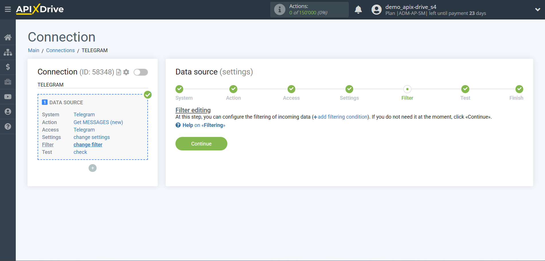 How to Connect Telegram as Data Source | Data Filter How to Connect Telegram as Data Source | Data Filter