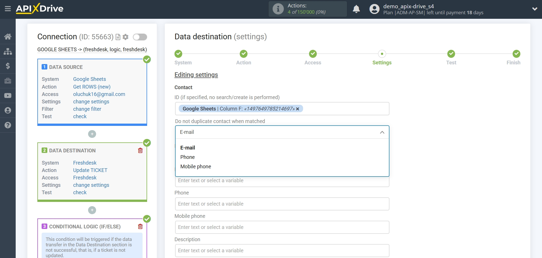 How to setup Freshdesk Update Ticket / Create Ticket | Assigning Fields