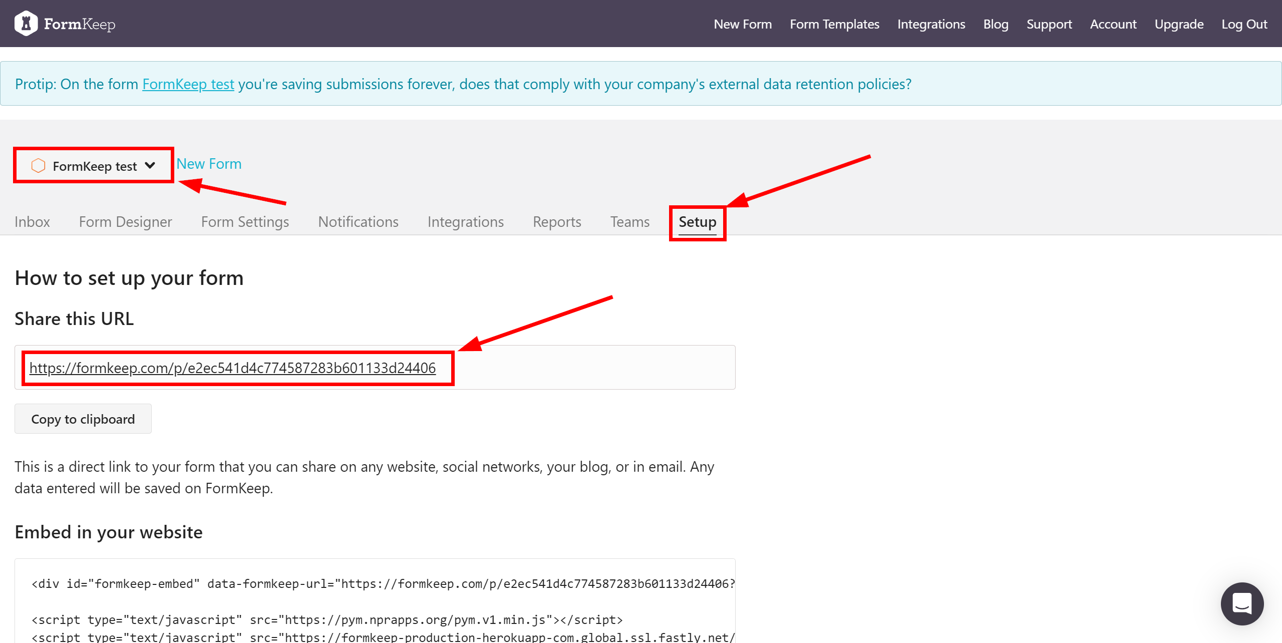 How to Connect FormKeep as Data Source | Generating test data from a form