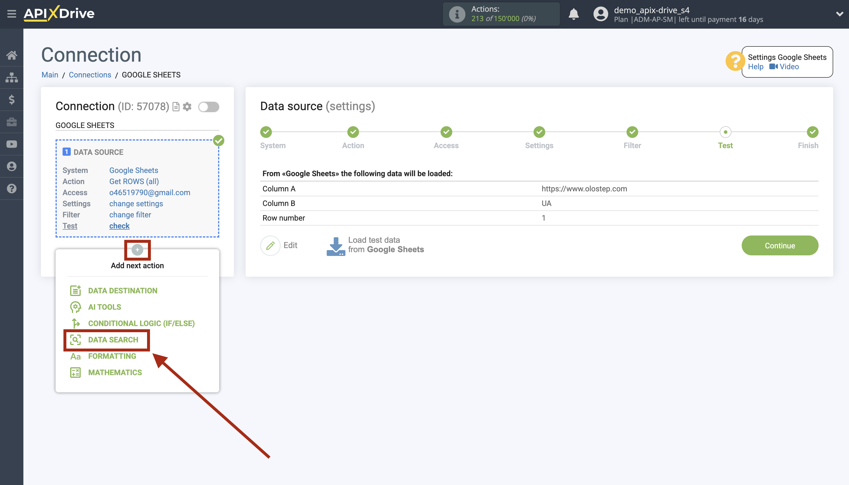 Setting up an Olostep Item Search in Google Sheets | Add data Search Setting up an Olostep Item Search in Google Sheets | Add data Search