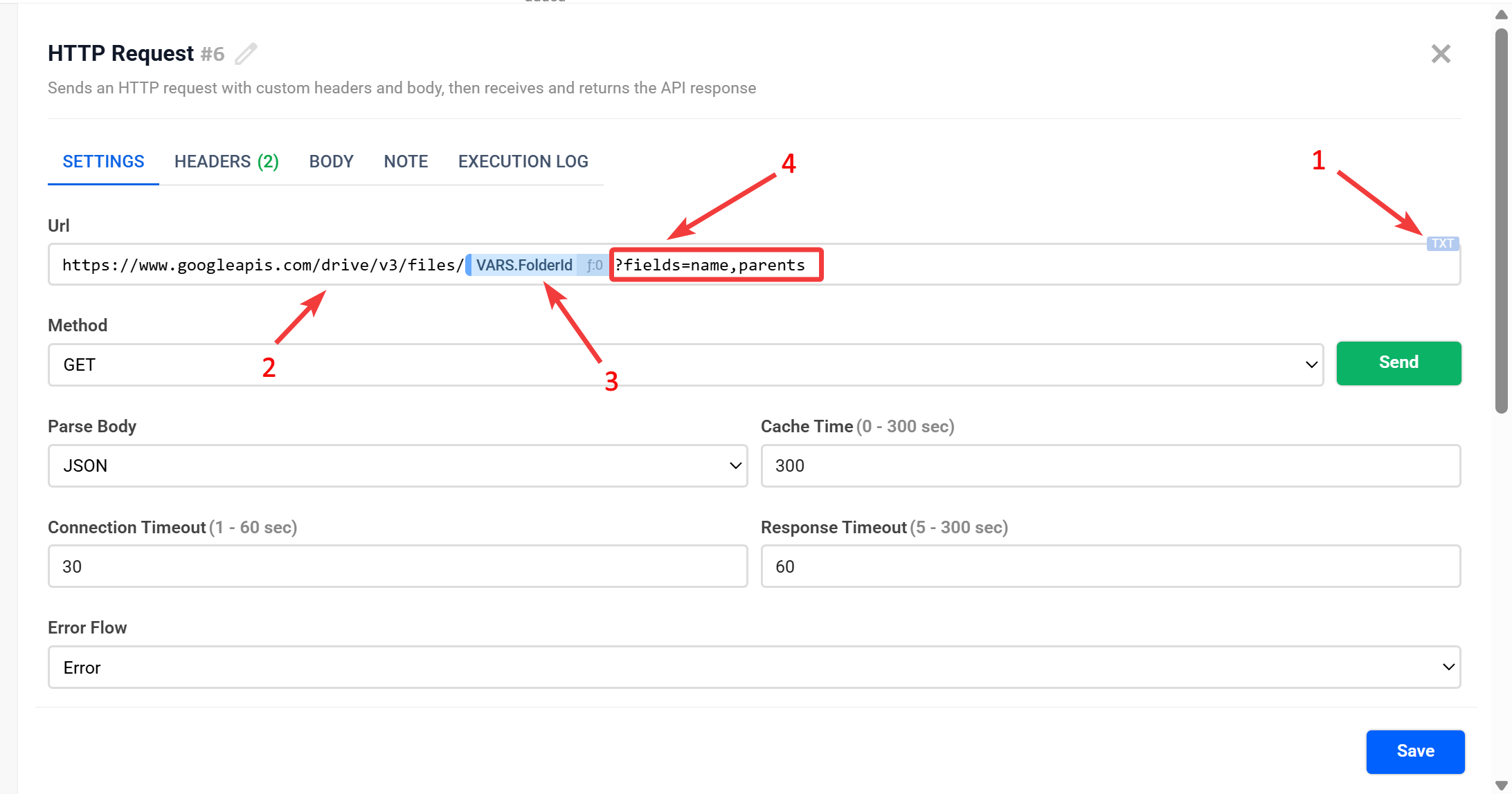 HTTP Request | Простий варіант в режимі TXT