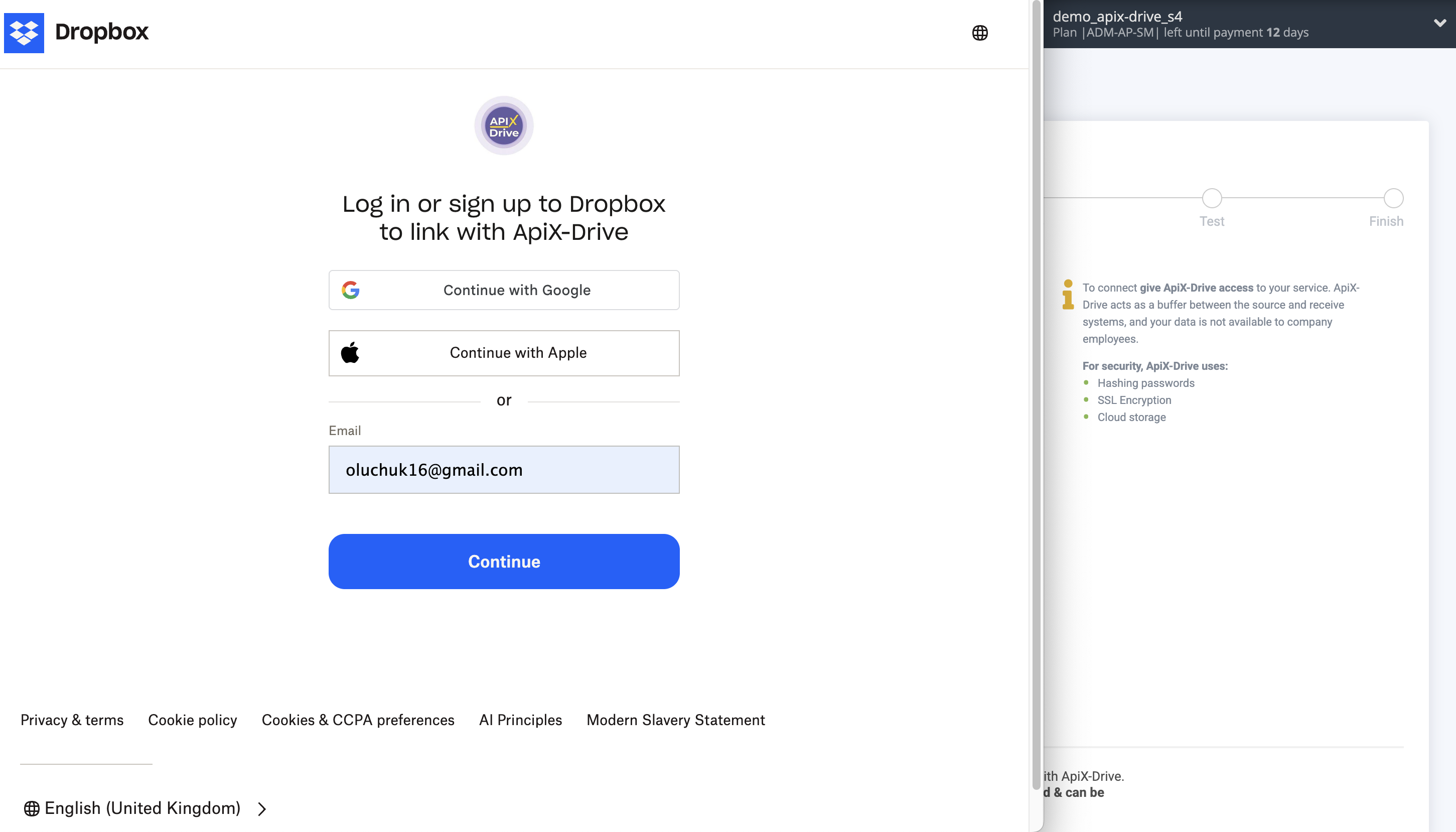 How to Connect Dropbox as Data Destination | Account connection How to Connect Dropbox as Data Destination | Account connection