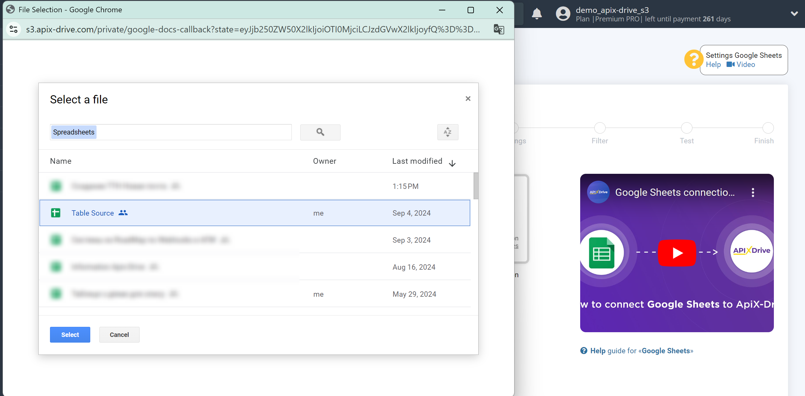 How to setup AirTable Update Row / Add Row | Table selection