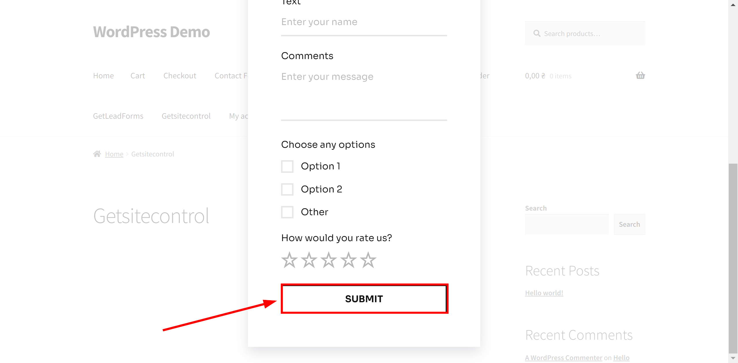 How to Connect Getsitecontrol as Data Source | Generating test data from a form