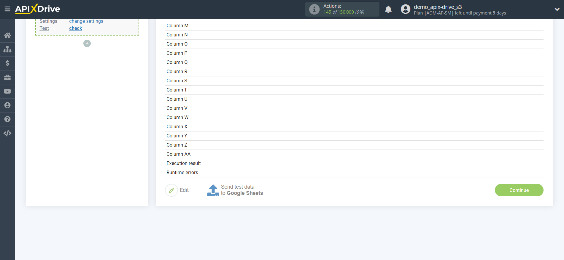Setting up an Notion Item Search in Google Sheets | Test data