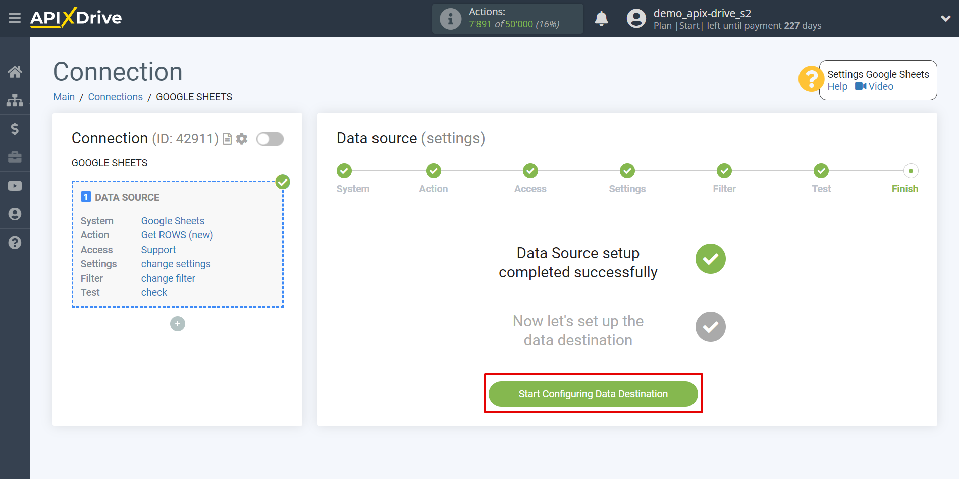 How to Connect Notion as Data Destination | Go to the Data Destination setup