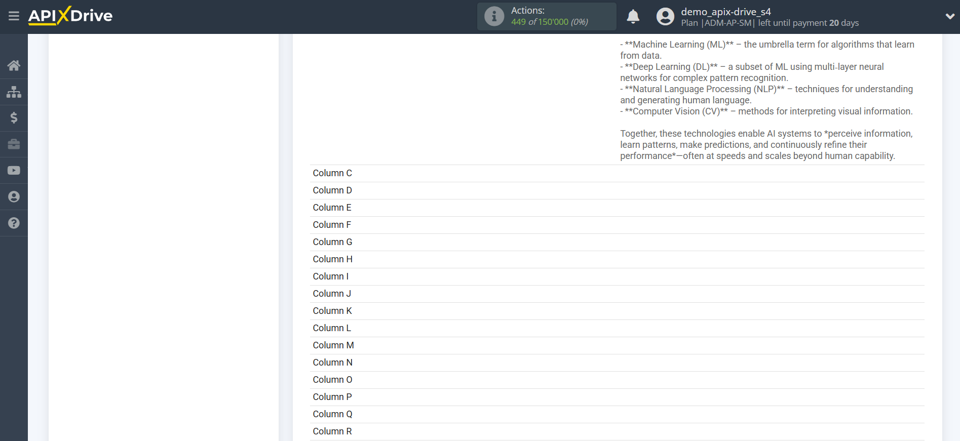 Setting up Groq in Google Sheets | Test data