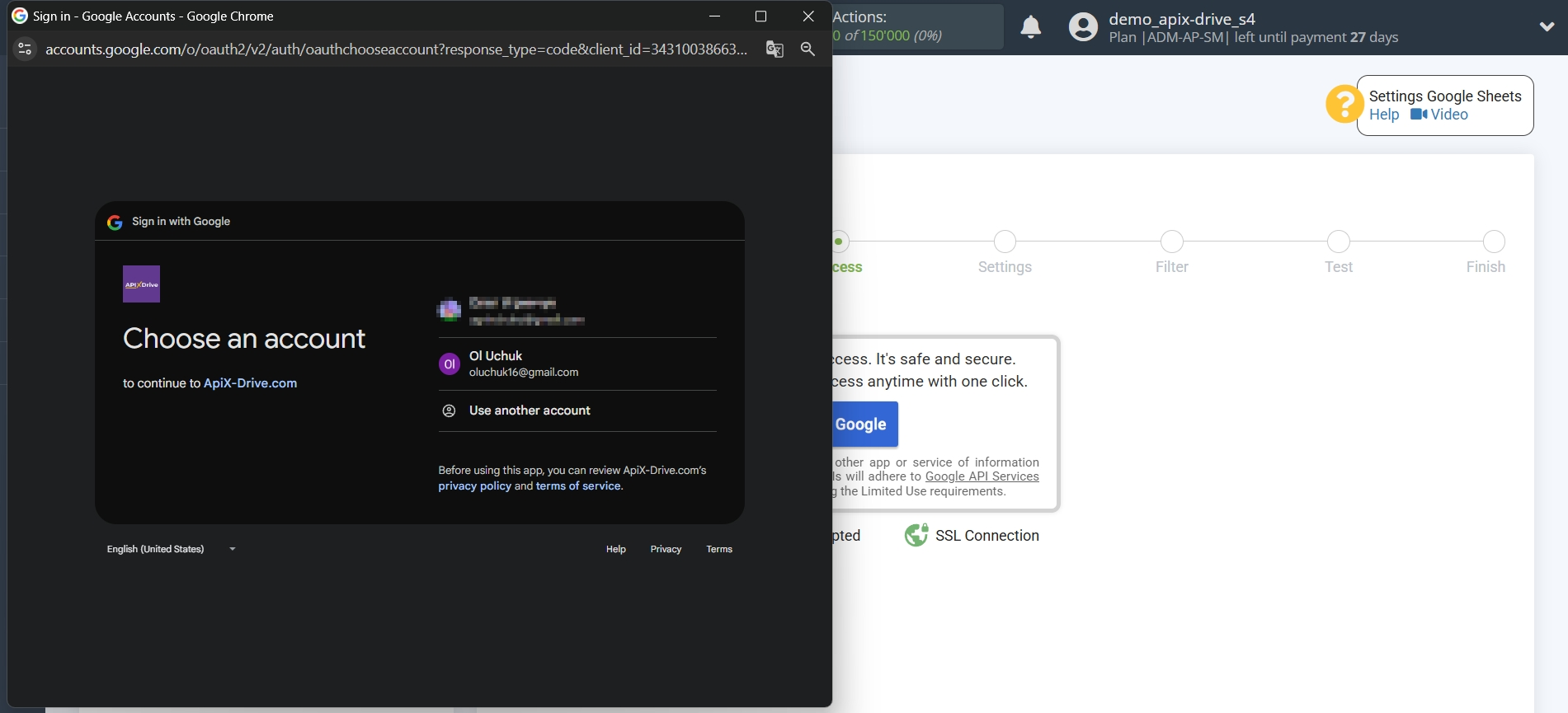 How to setup Microsoft Dynamics 365 Update Opportunity / Create Opportunity | Selecting a Google account to connect How to setup Microsoft Dynamics 365 Update Opportunity / Create Opportunity | Selecting a Google account to connect