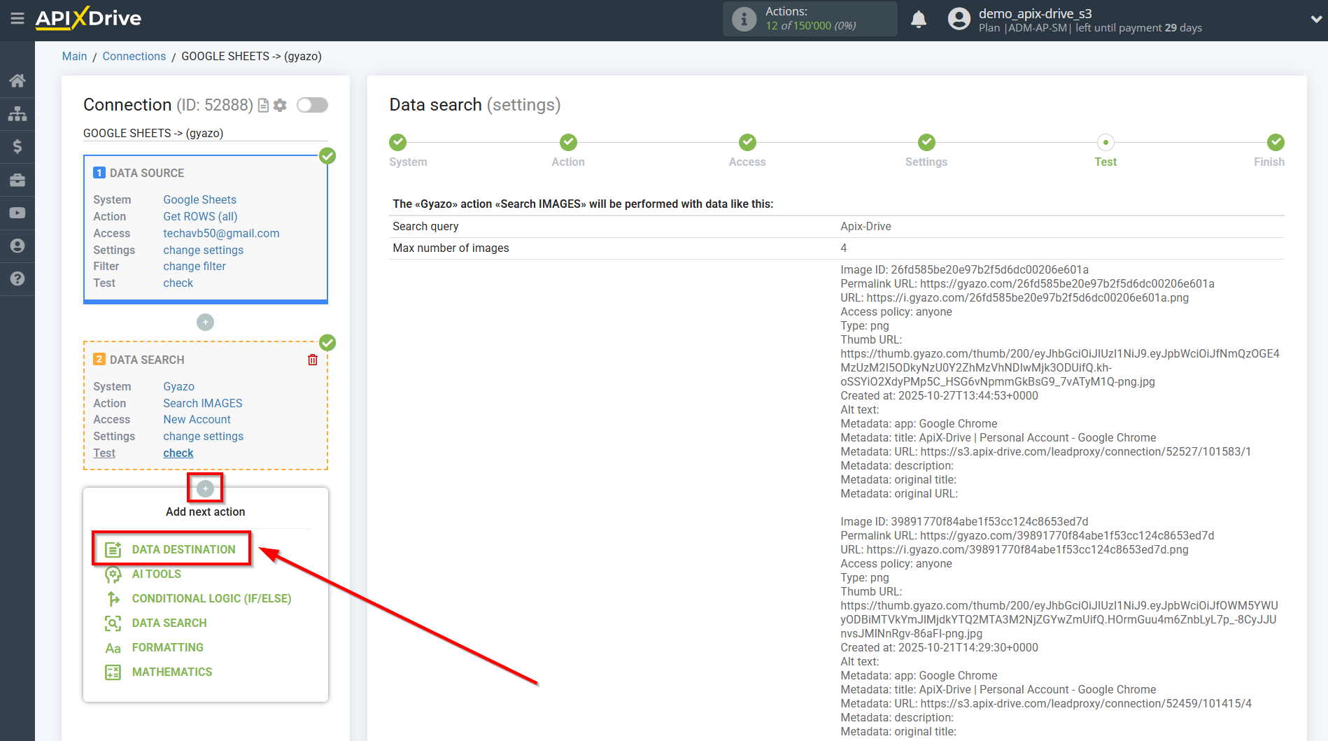 Setting up Gyazo IMAGES Search in Google Sheets | Setup Data Destination system Setting up Gyazo IMAGES Search in Google Sheets | Setup Data Destination system