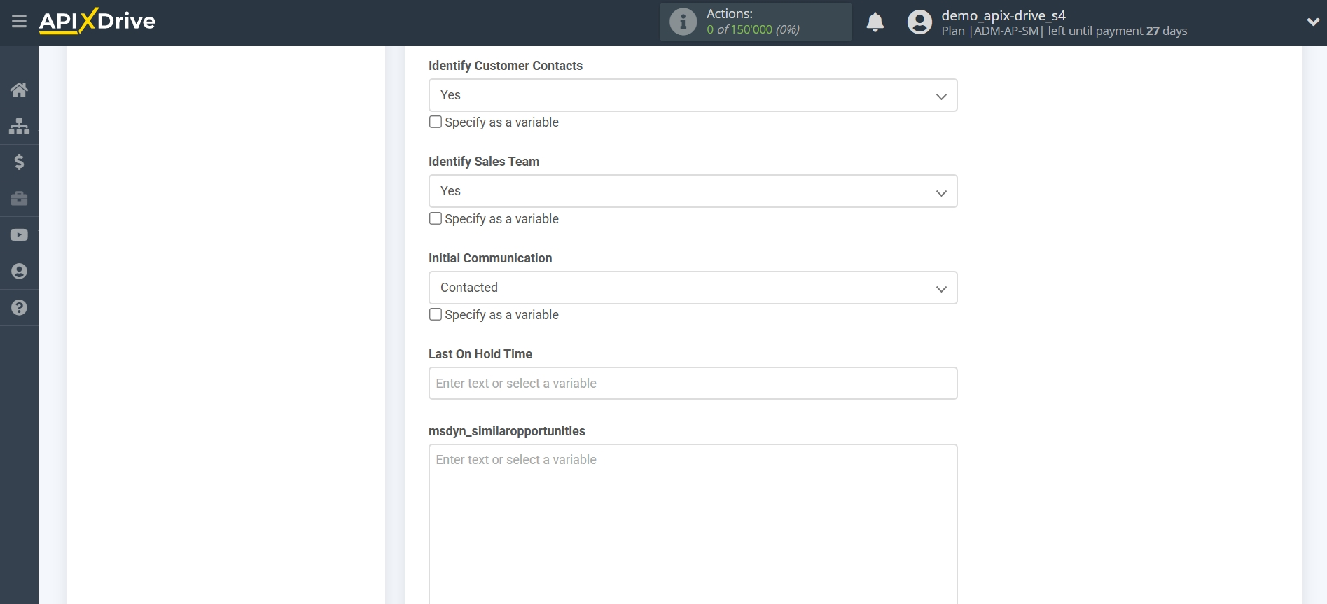 How to setup Microsoft Dynamics 365 Update Opportunity / Create Opportunity | Assigning Fields How to setup Microsoft Dynamics 365 Update Opportunity / Create Opportunity | Assigning Fields