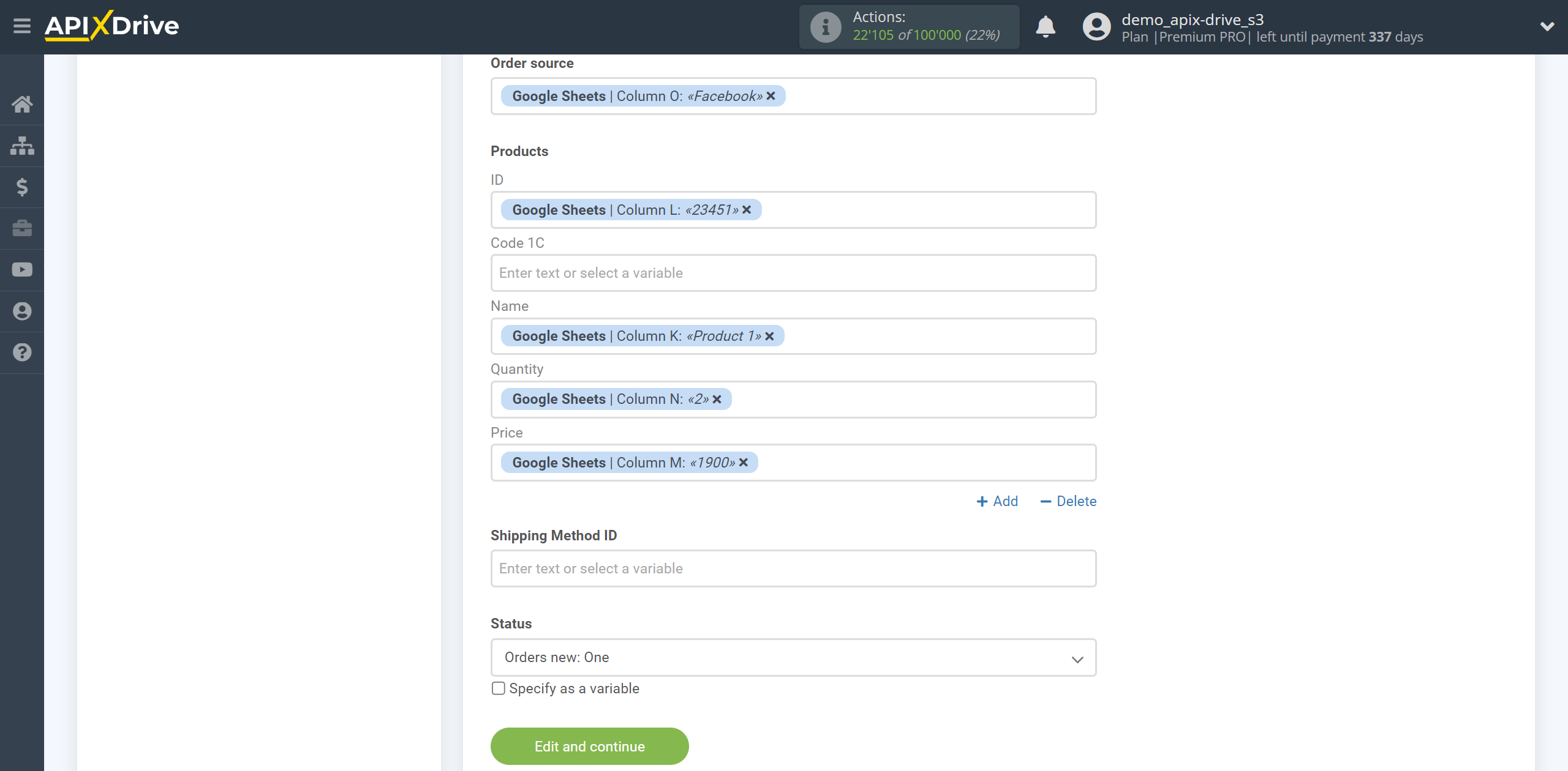 How to setup OneBox Change Order / Create Order | Assigning Fields