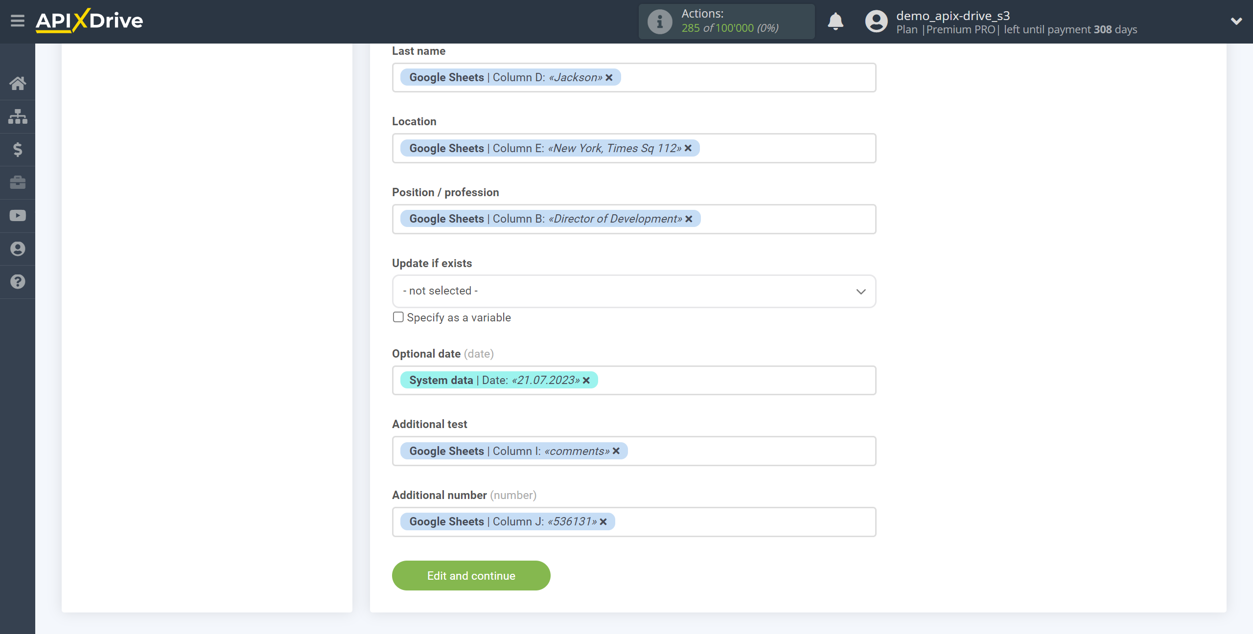 How to Connect Snovio as Data Destination | Assigning Fields