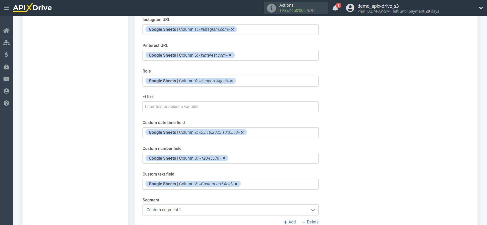 How to Connect Platformly as Data Destination | Assigning fields