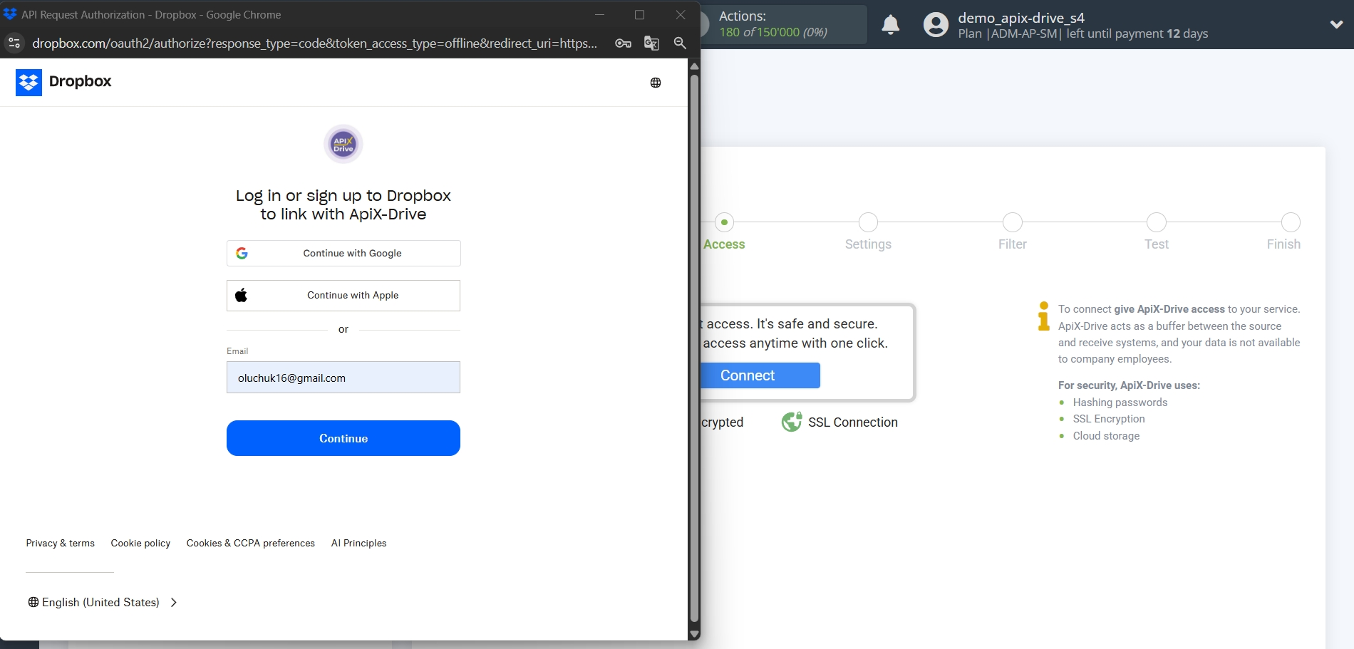How to Connect Dropbox as Data Source | Authorization in Dropbox