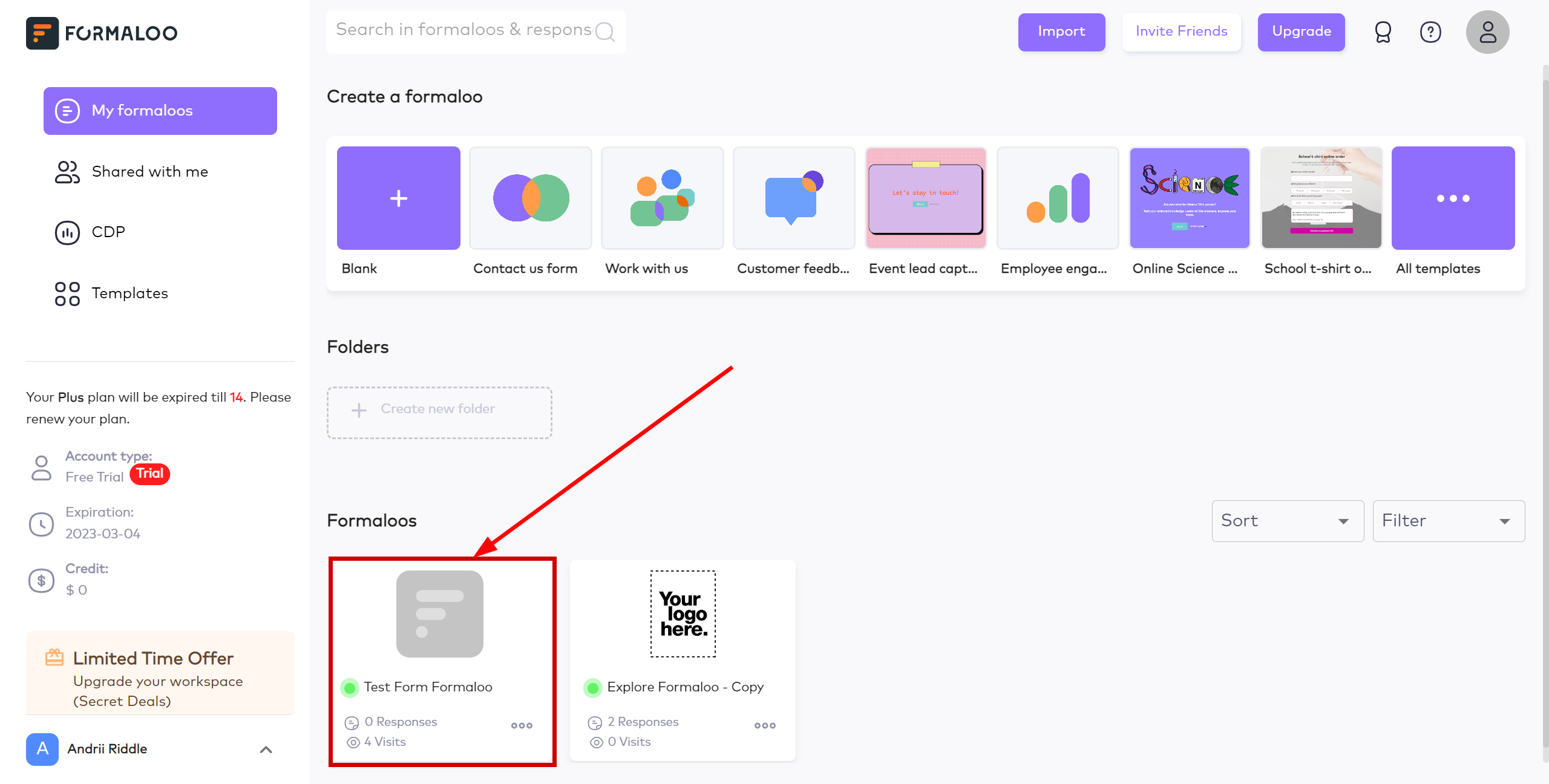 How to Connect Formaloo as Data Source | Form selection