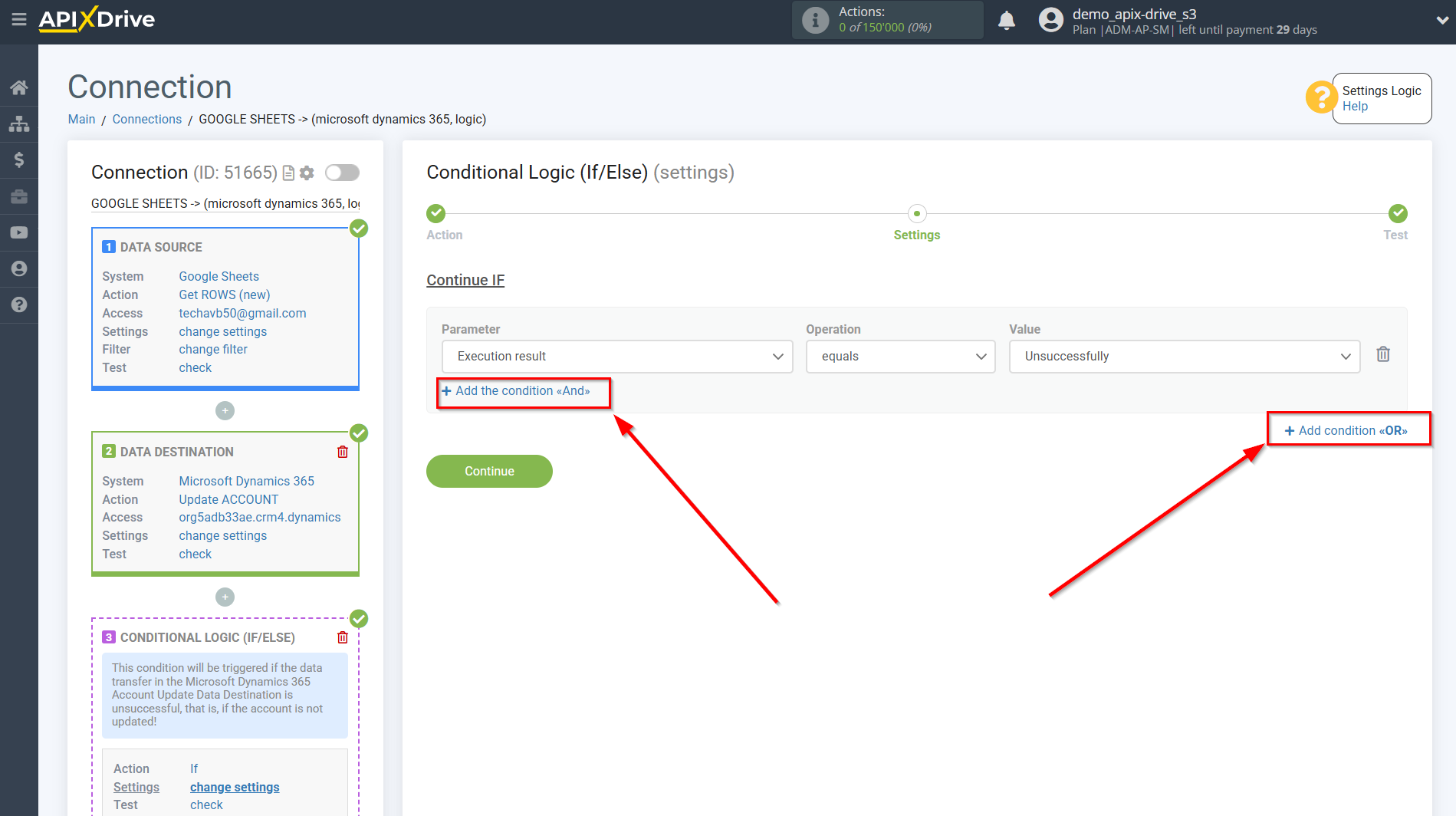 How to setup Microsoft Dynamics 365 Update Аccount / Create Аccount | Additional conditions "AND", "OR" How to setup Microsoft Dynamics 365 Update Аccount / Create Аccount | Additional conditions "AND", "OR"