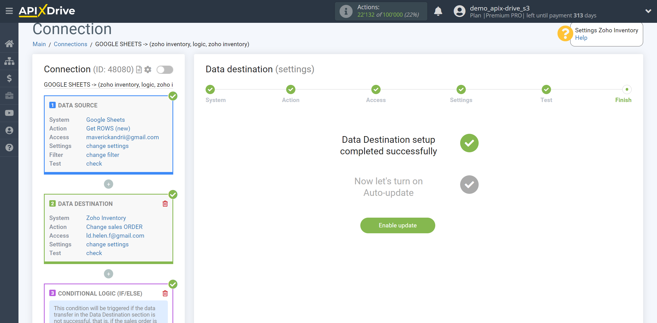 How to setup Zoho Inventory Change sales Order / Create sales Order | Completing setup