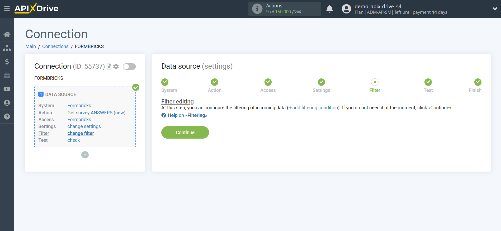 How to Connect Formbricks as Data Source | Data Filter How to Connect Formbricks as Data Source | Data Filter