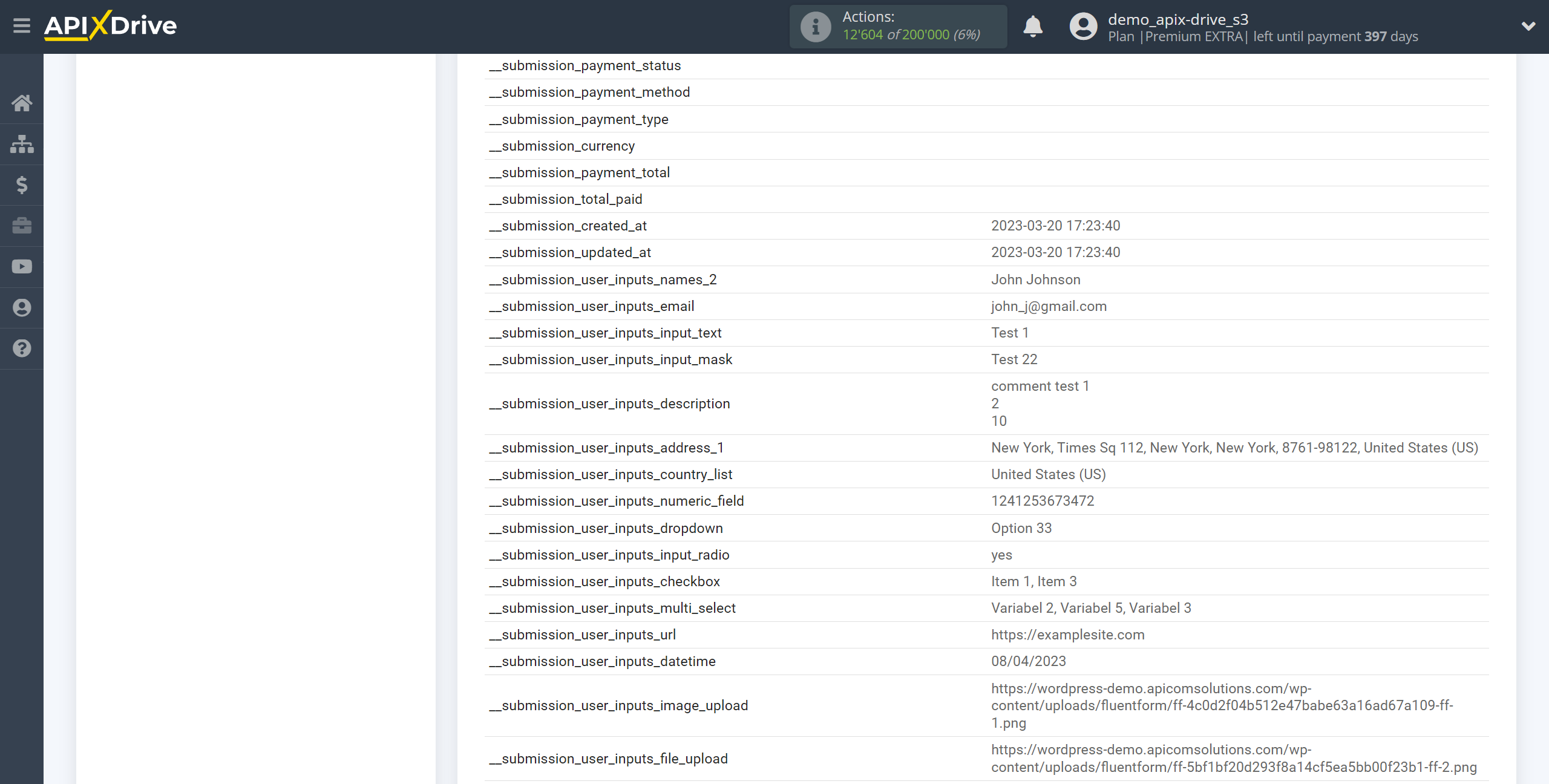 How to Connect Fluent Forms Pro as Data Source | Test Data