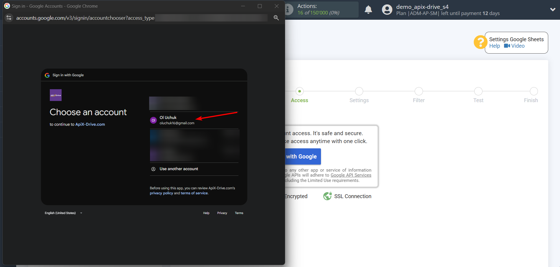 Setting up Gemini in Google Sheets | Connecting account