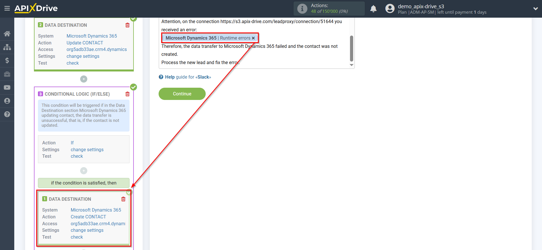 How to setup Microsoft Dynamics 365 Update Contact / Create Contact | Adding fields with errors How to setup Microsoft Dynamics 365 Update Contact / Create Contact | Adding fields with errors