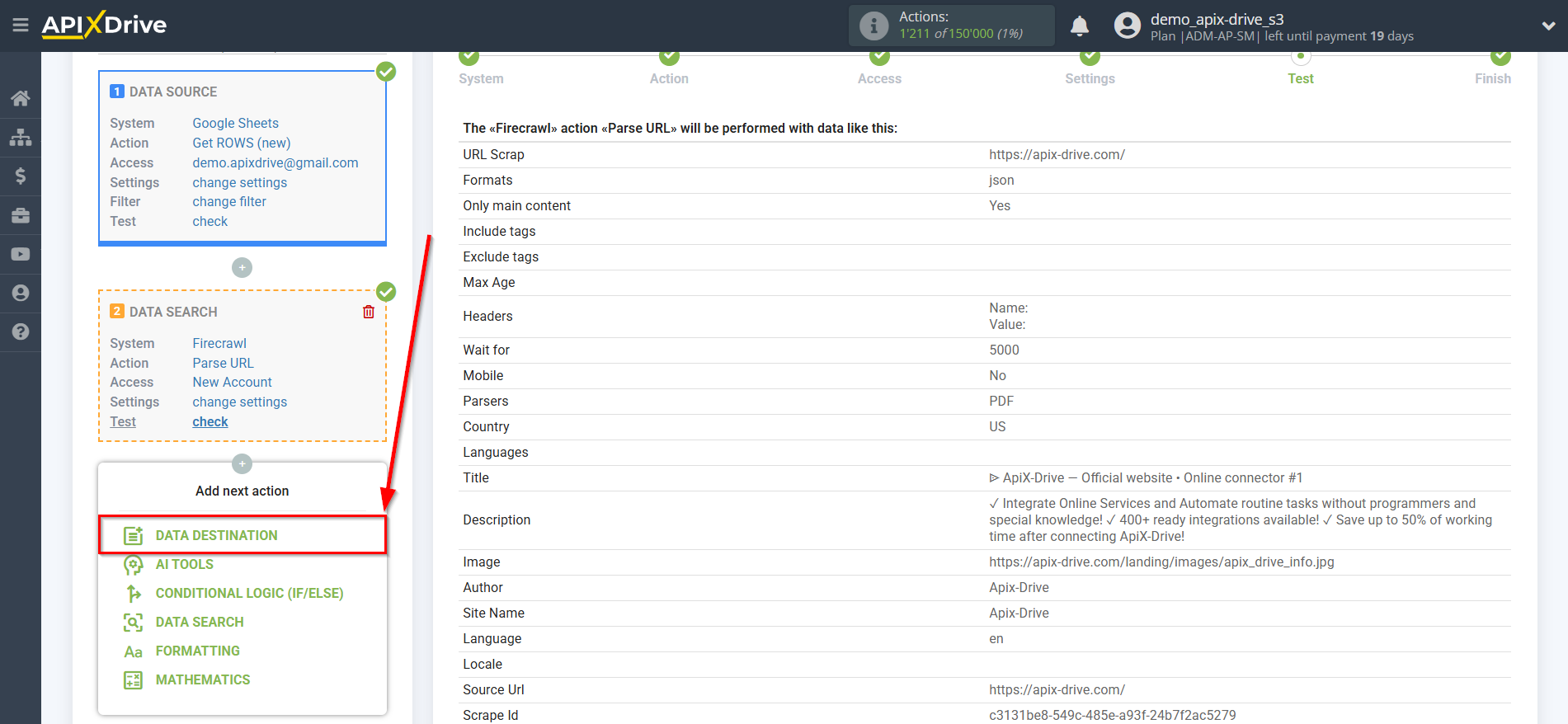How to Connect Firecrawl as Data Search | Setup Data Destination system How to Connect Firecrawl as Data Search | Setup Data Destination system