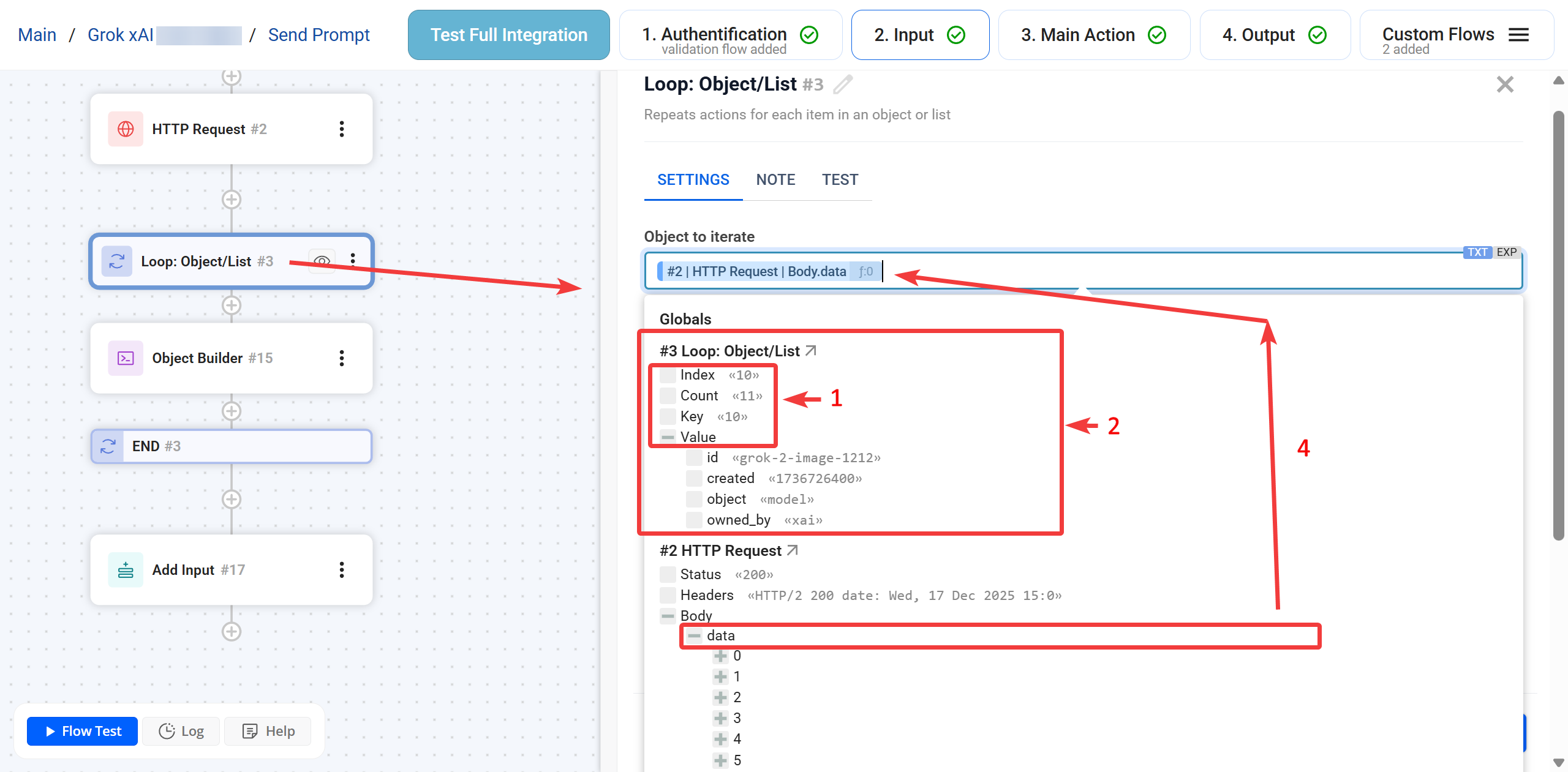 Loop (Object/List) | Дані для використання