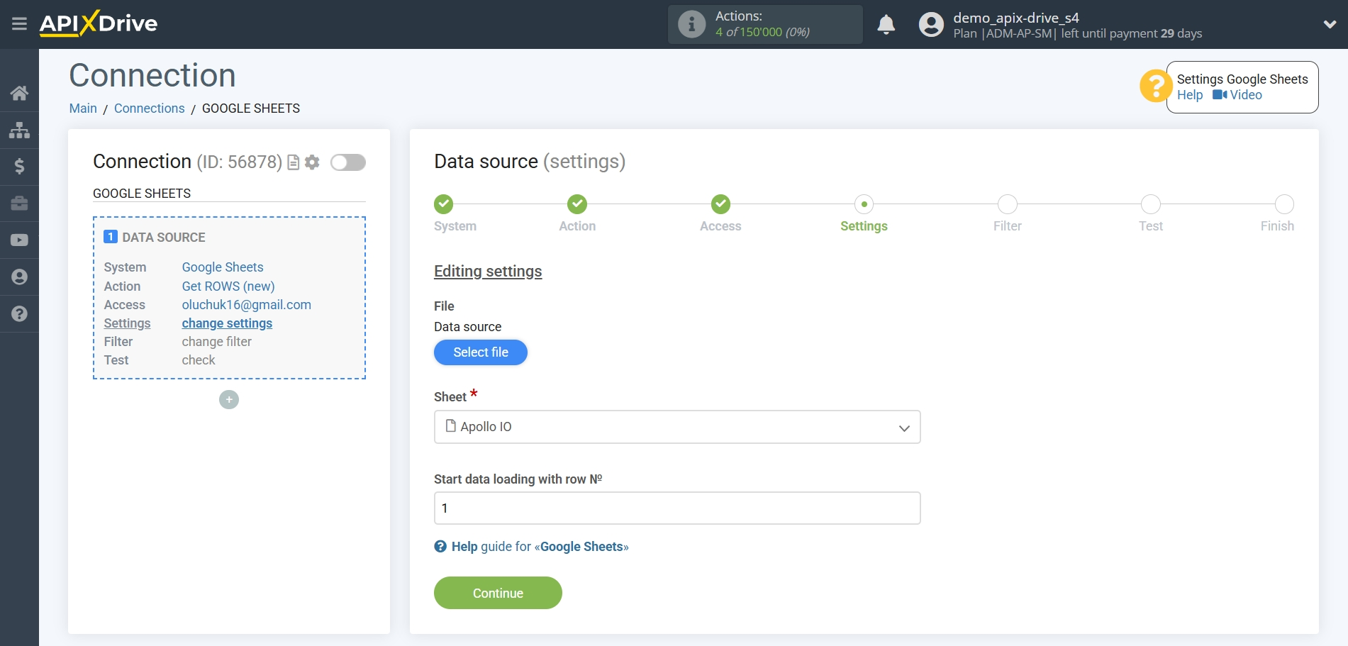 Setting Search to Verification Email Apollo.io in Google Sheets | Table and Sheet Selection Setting Search to Verification Email Apollo.io in Google Sheets | Table and Sheet Selection