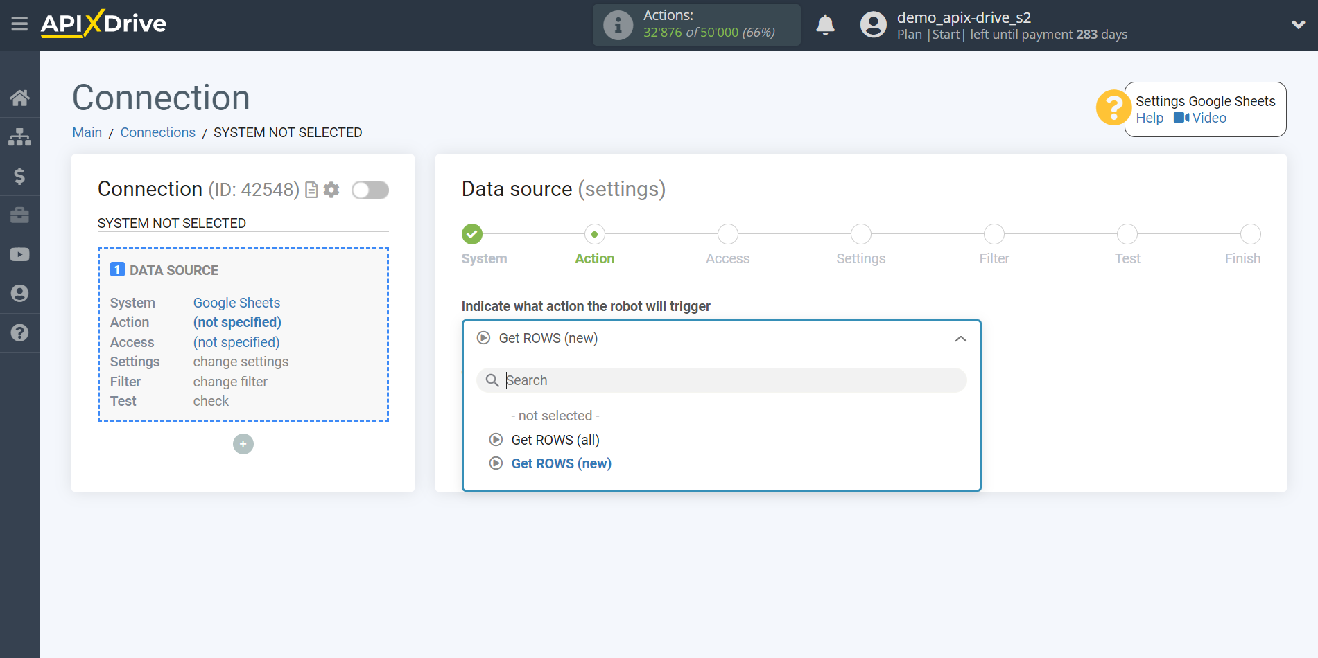 Setting up generate content with OpenAI (ChatGPT) | Action selection