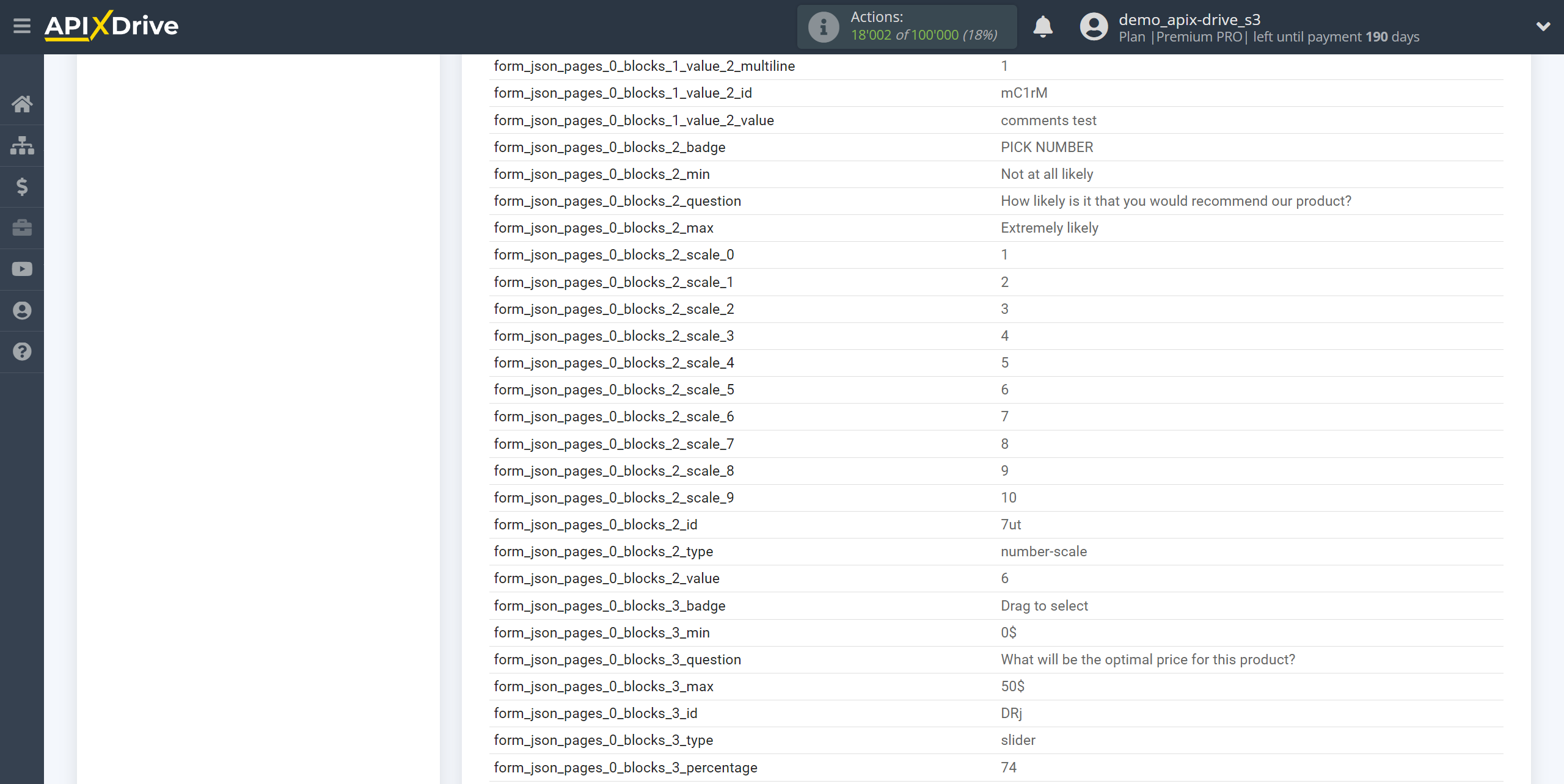 How to Connect NativeForms as Data Source | Test data