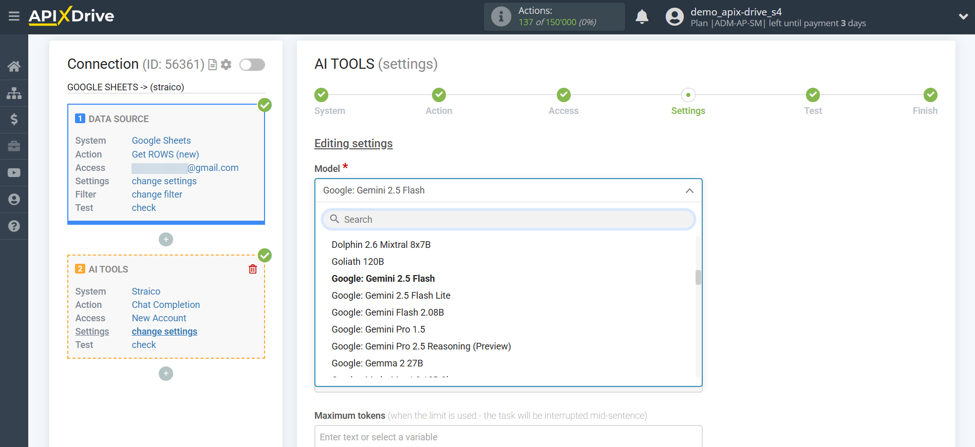 Setting up Straico in Google Sheets | Model selection Setting up Straico in Google Sheets | Model selection