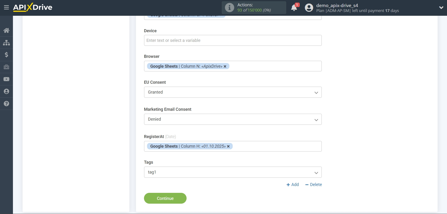 How to Connect ConvesioConvert as Data Destination | Assigning fields How to Connect ConvesioConvert as Data Destination | Assigning fields
