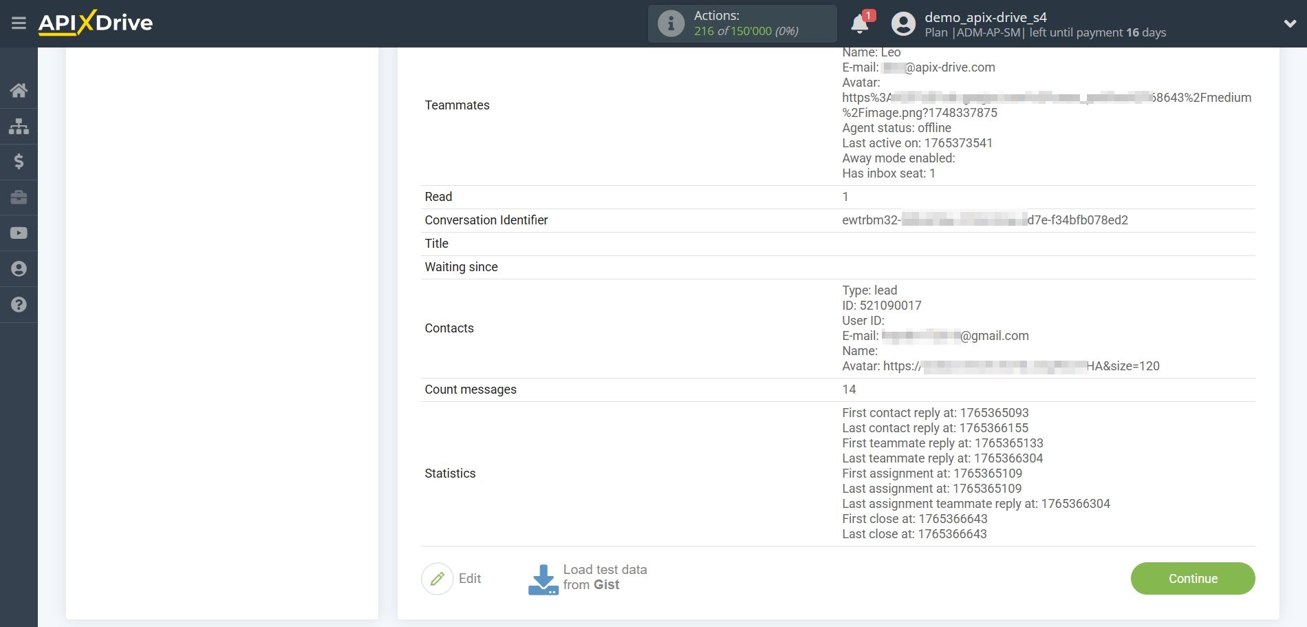 How to Connect Gist as Data Source | Test data How to Connect Gist as Data Source | Test data