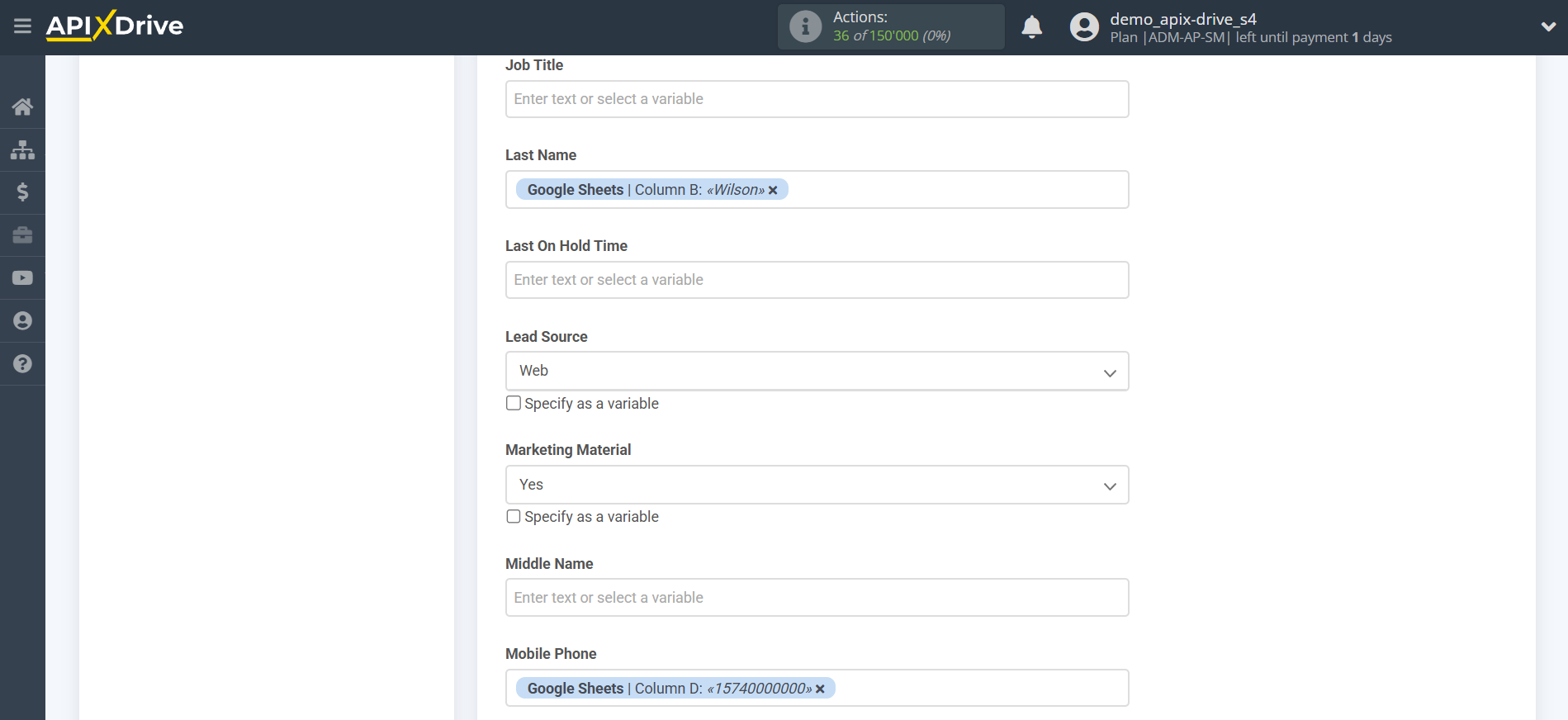 How to setup Microsoft Dynamics 365 Update Lead / Create Lead | Assigning Fields How to setup Microsoft Dynamics 365 Update Lead / Create Lead | Assigning Fields
