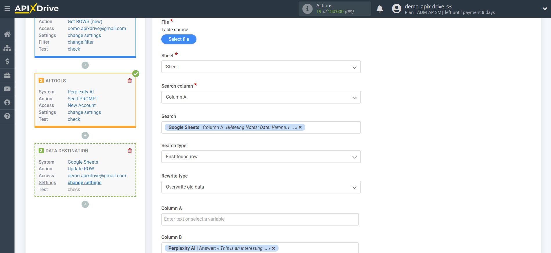 Setting Up Perplexity AI in Google Sheets | Selecting a Sheet and Setting It Up