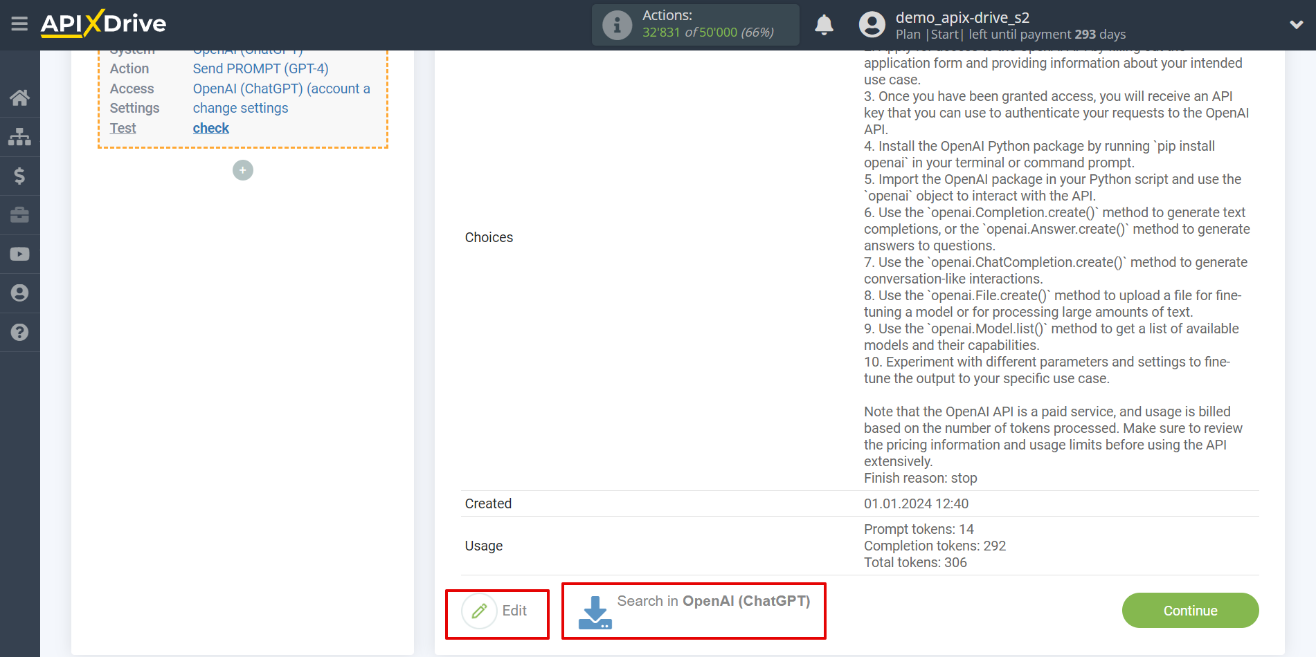 Setting up OpenAI (ChatGPT) in Google Sheets | Test data