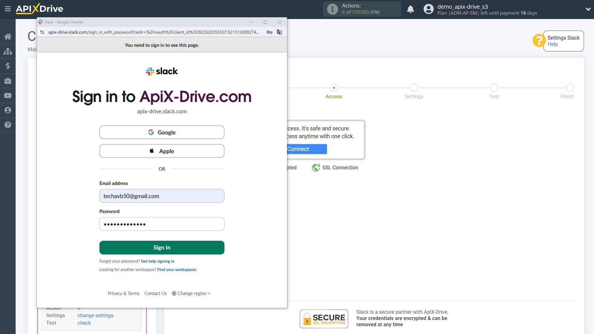 How to setup Lemlist Update Lead in campaign / Add Lead in campaign | Authorization data
