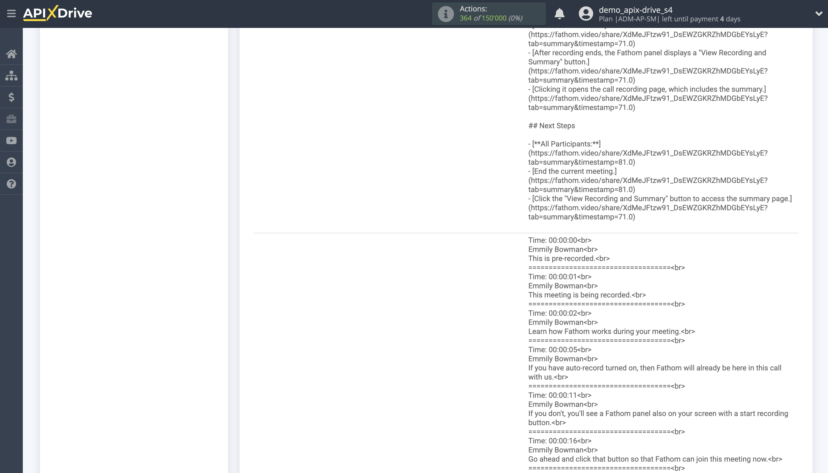 How to Connect Fathom as Data Source | Test data