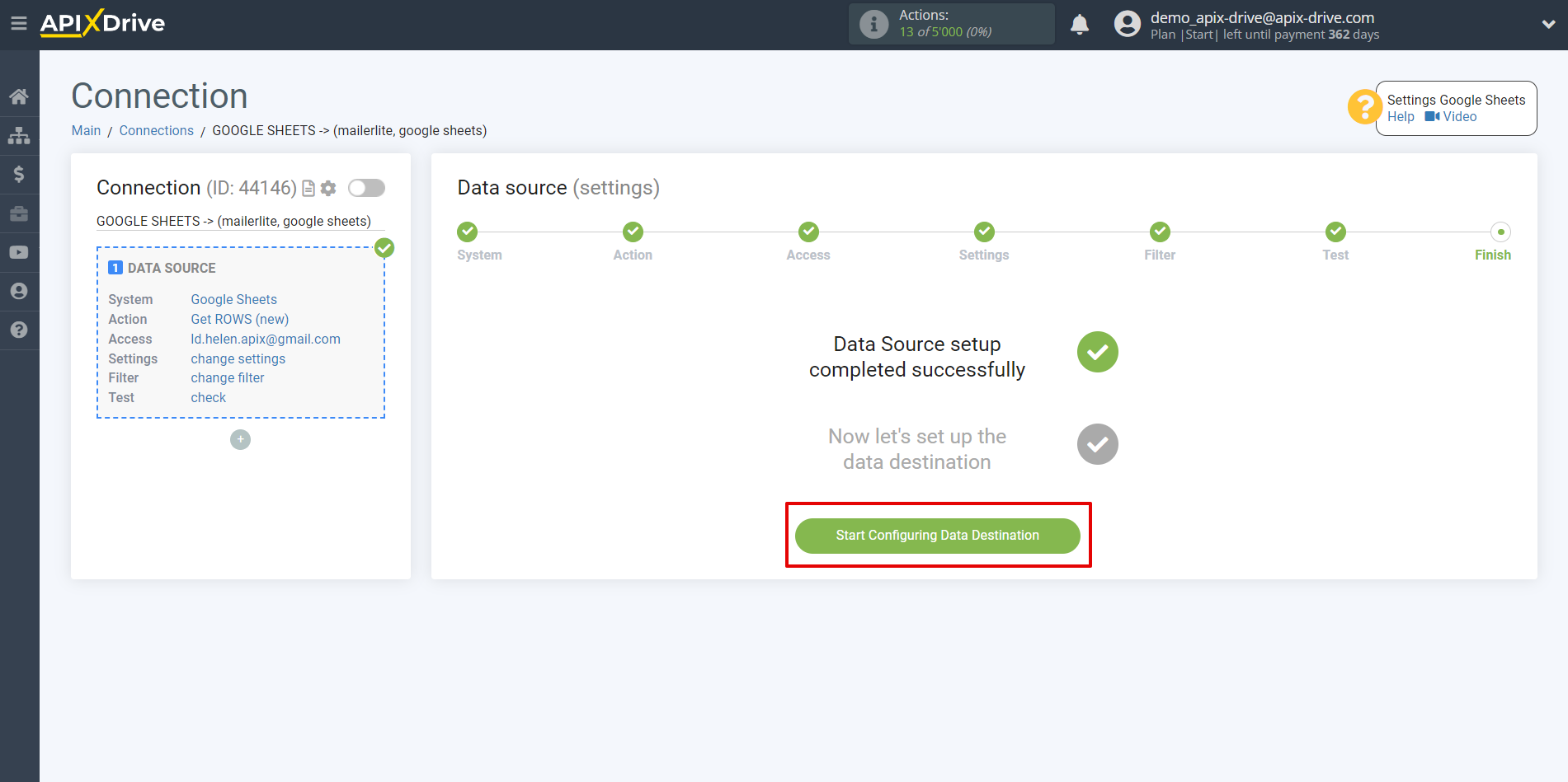 How to Connect MailerLite as Data Destination | Setup Data Destination system