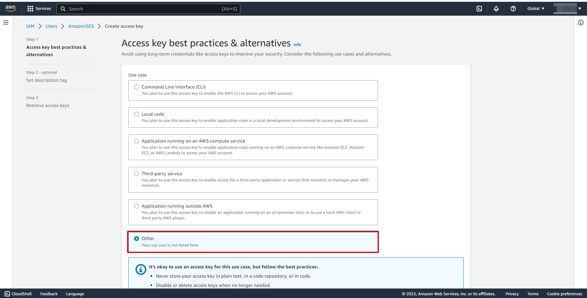 How to Connect Amazon SES as Data Source | Connection setup