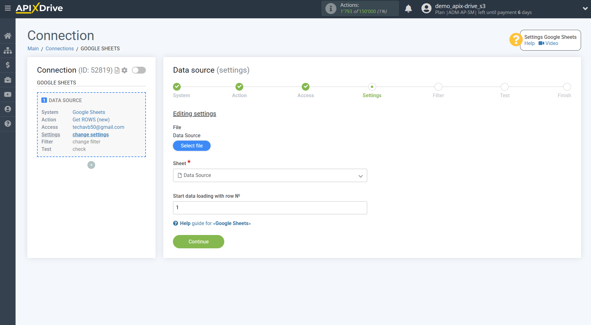 Setting up Grok in Google Sheets | Table and Sheet Selection