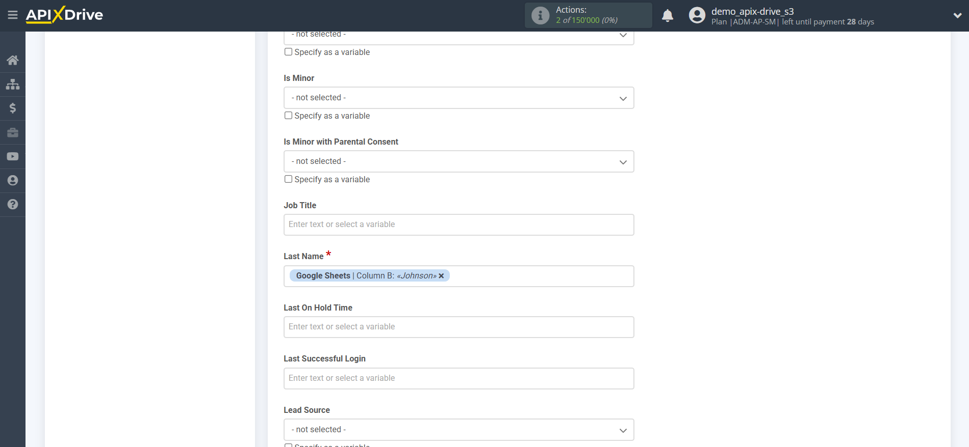 How to setup Microsoft Dynamics 365 Update Contact / Create Contact | Assigning Fields How to setup Microsoft Dynamics 365 Update Contact / Create Contact | Assigning Fields