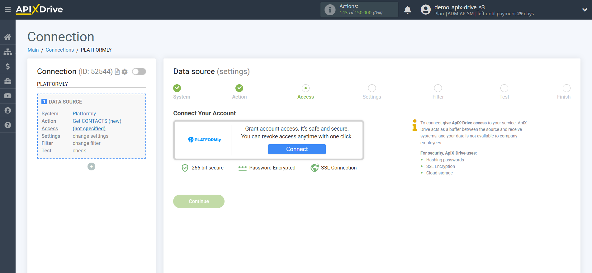 How to Connect Platformly as Data Source | Account connection How to Connect Platformly as Data Source | Account connection