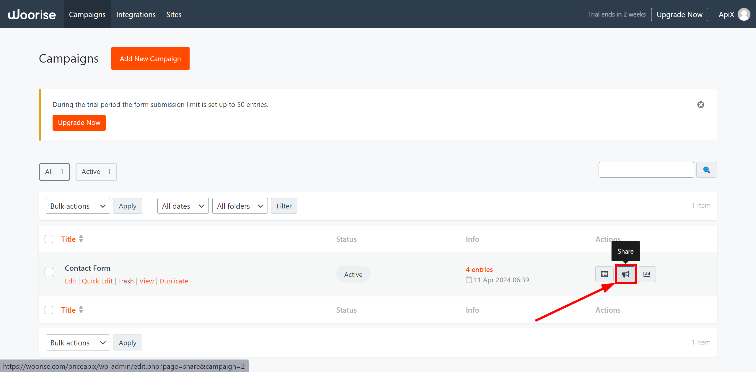 How to Connect Woorise as Data Source | Generating test data from a form