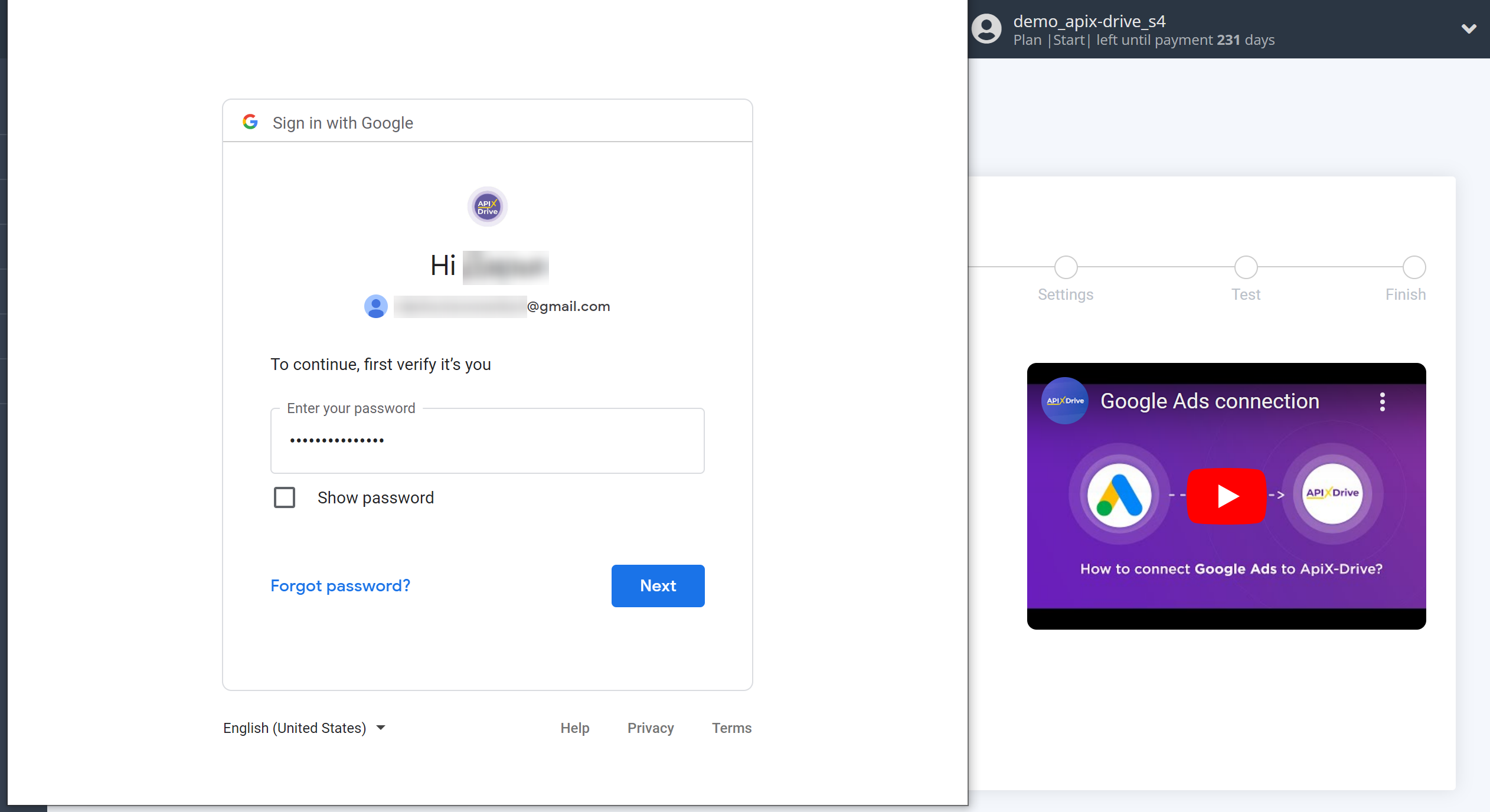 How to Connect Google Ads as Data Destination | Account connection