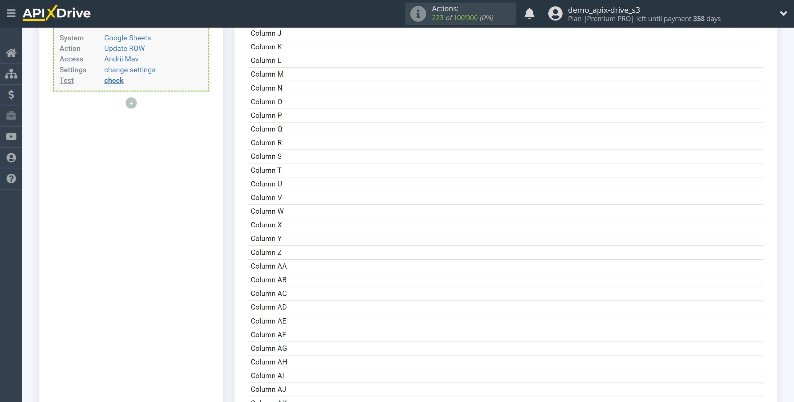 Setting up KeyCRM Order Search in Google Sheets | Test data