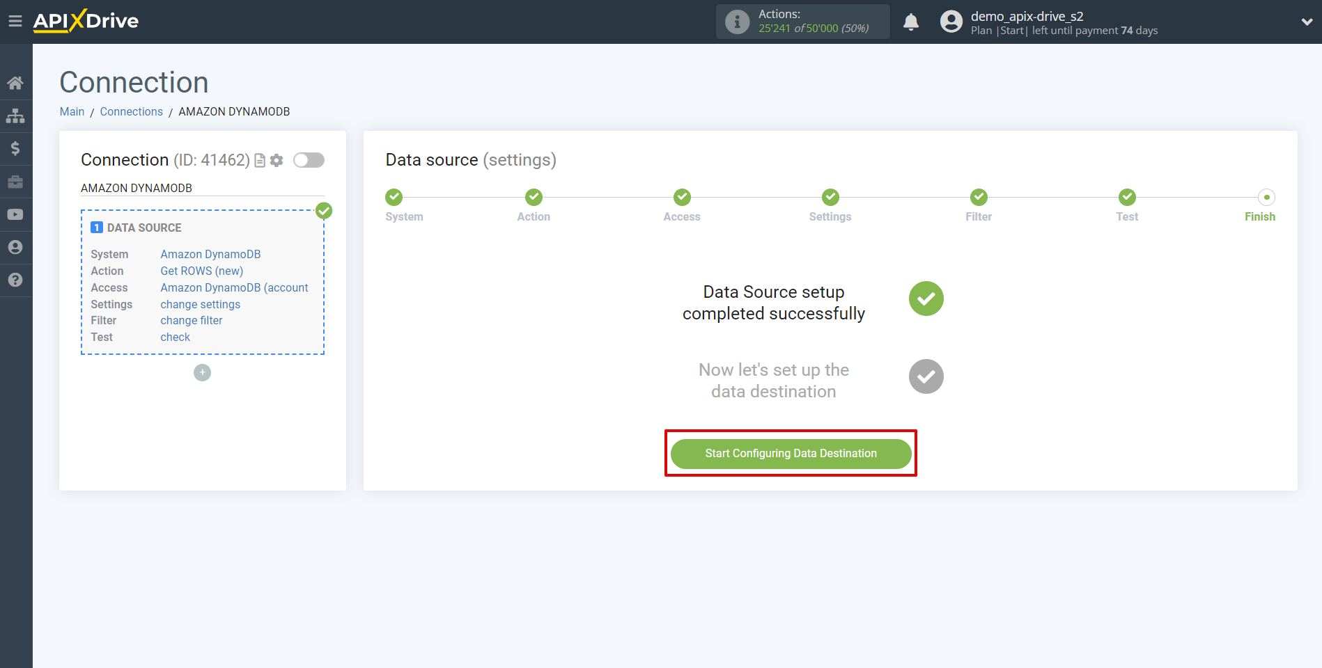 How to Connect Amazon DynamoDB as Data Source | Setup Data Destination system