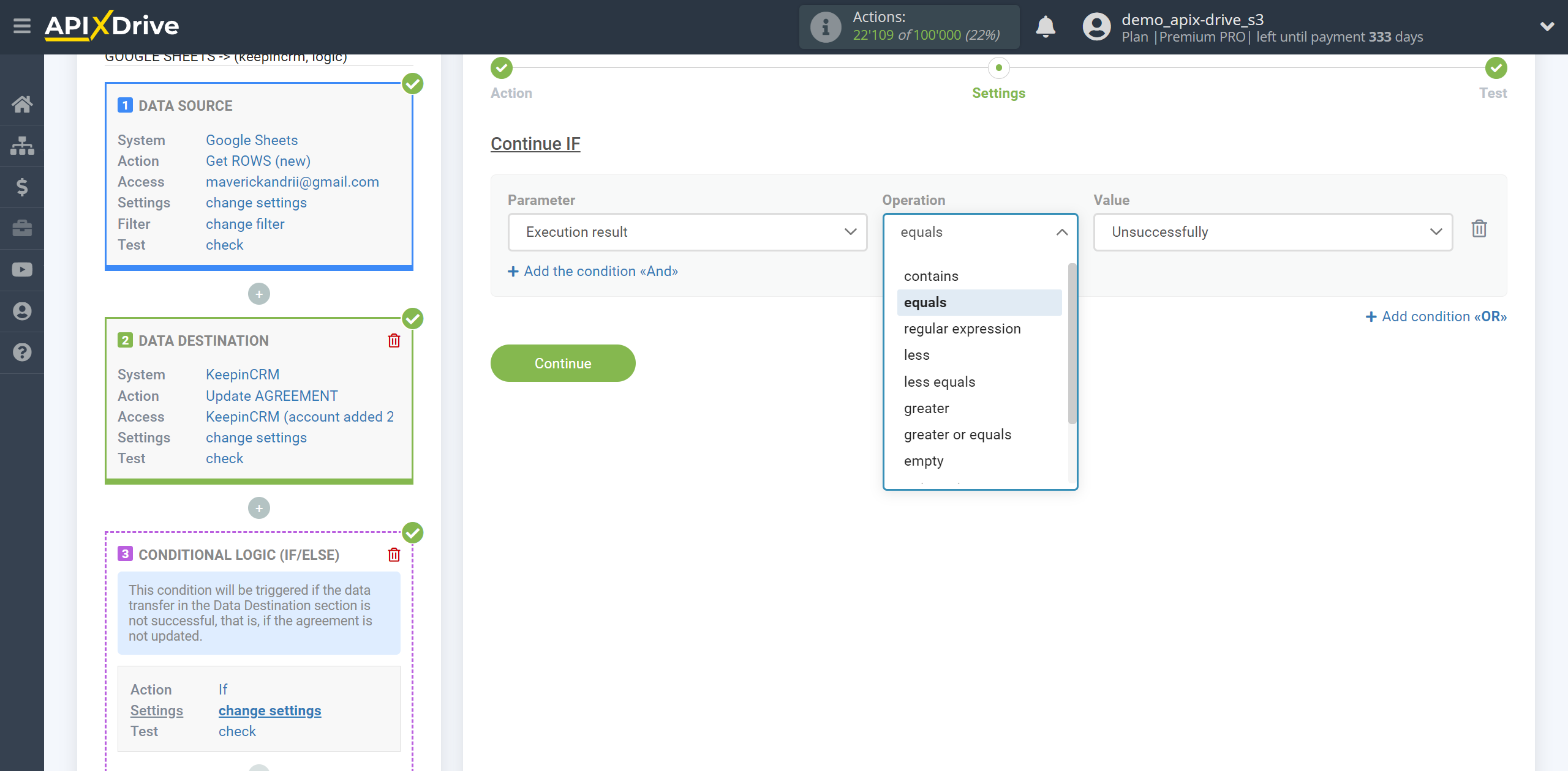 How to setup KeepinCRM Update Agreement / Create Agreement | Assigning Fields