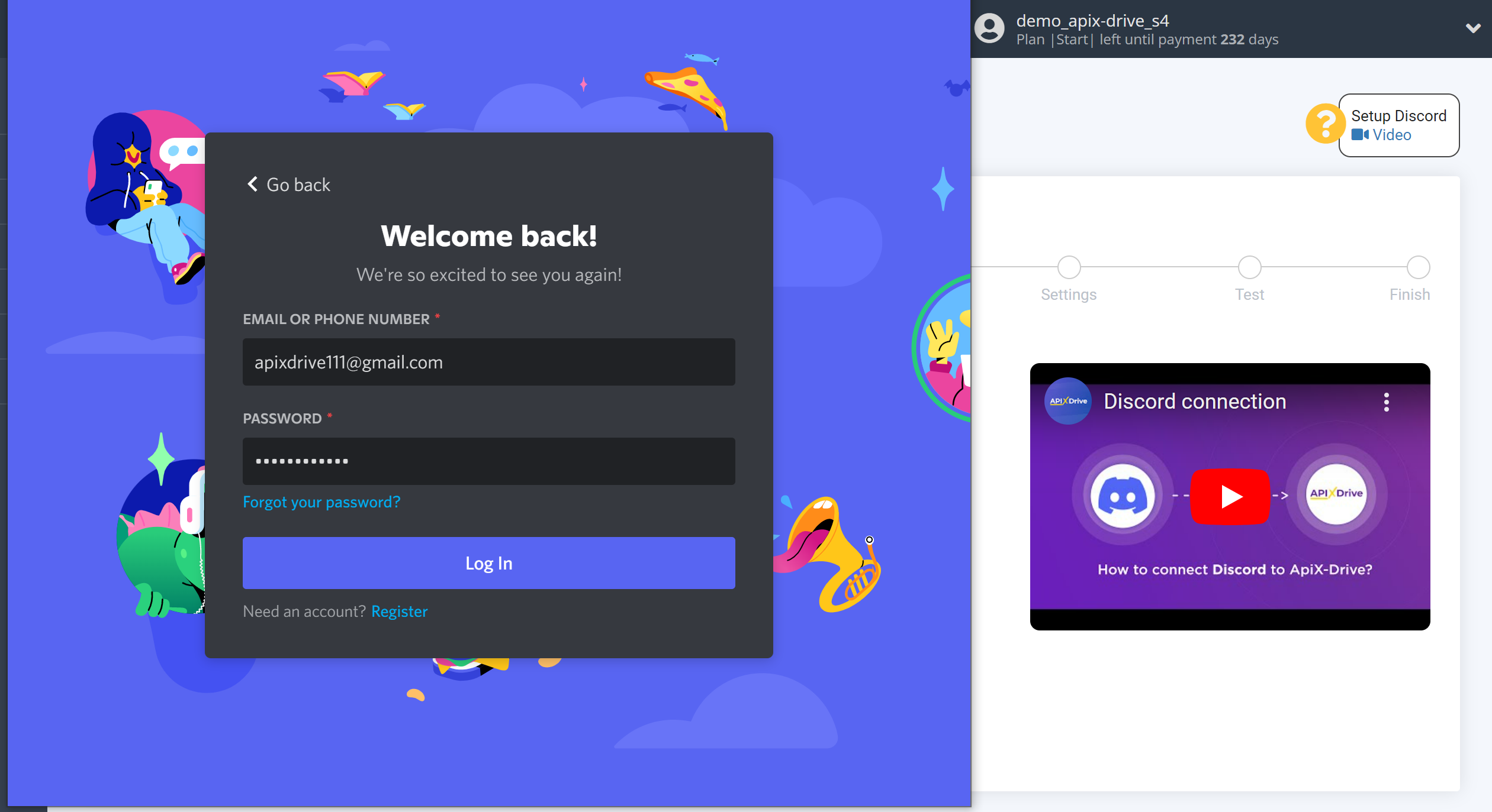 How to Connect Discord as Data Destination | Account connection